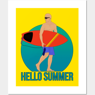 Hello Summer Posters and Art